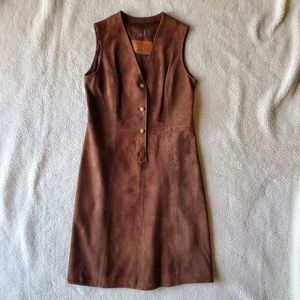 Vintage Suede Dress
